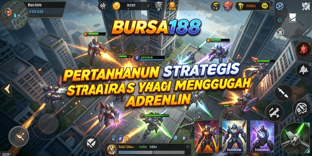 Screenshot BURSA188 menampilkan aksi menara yang menawan dan musuh yang mendebarkan.