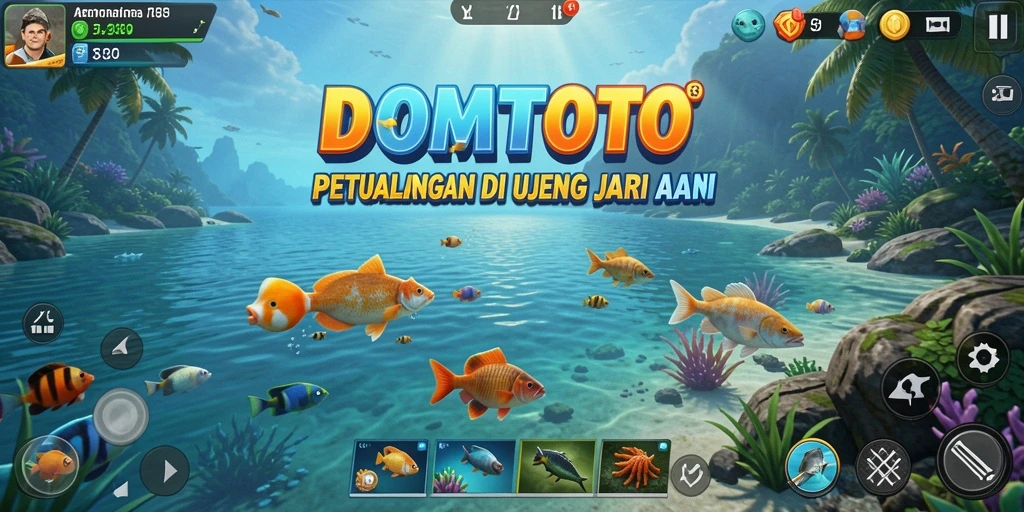 Gameplay DOMTOTO dengan pengalaman memancing yang mengasyikkan.