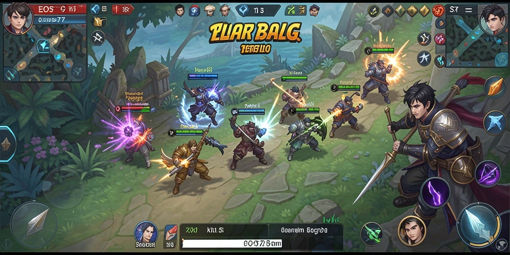 Tampilan gameplay menarik dari EOS77 yang penuh strategi dan tantangan.