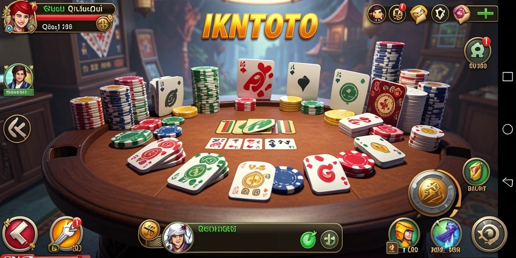 Gameplay menegangkan dalam IKNTOTO saat bermain QiuQiu.