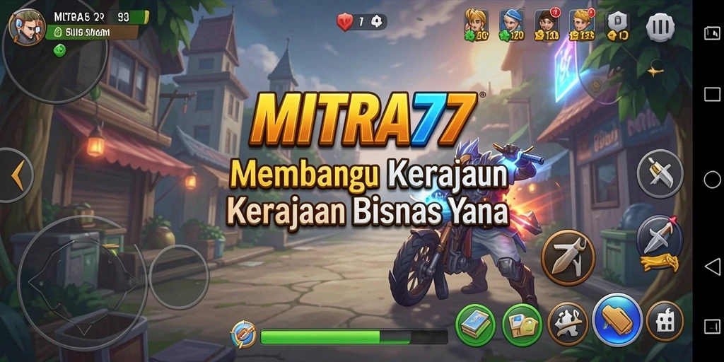 Tampilan screenshot utama MITRA77 menampilkan aktivitas gameplay Tycoon yang seru.