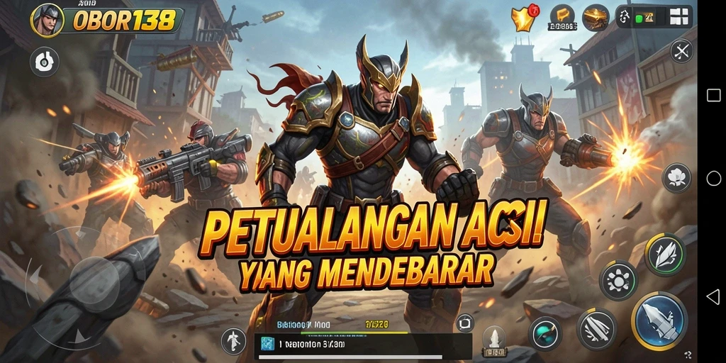 Tangkapan layar utama OBOR138 menunjukkan aksi mendebarkan dalam permainan.