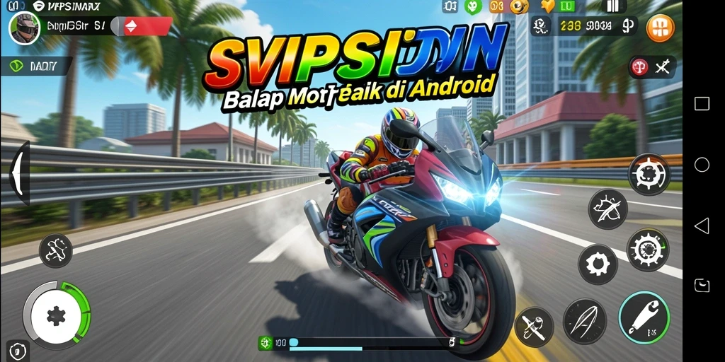 Tampilan menakjubkan dari balapan di SVIPSIDN.