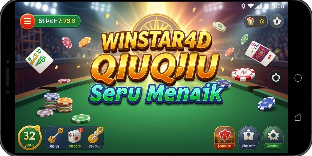 Gameplay QiuQiu yang seru dan penuh tantangan di WINSTAR4D.