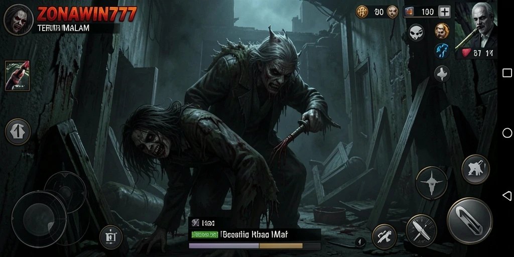 Gameplay menegangkan dan menyeramkan dari ZONAWIN777.